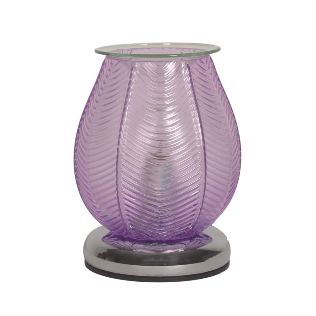 Aroma Lilac Lustre Ribbed Electric Wax Melt Warmer £23.84